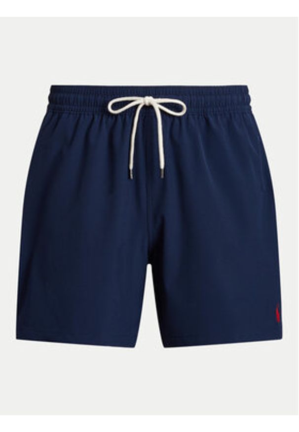 Polo Ralph Lauren Szorty kąpielowe 710907255001 Granatowy Regular Fit. Kolor: niebieski. Materiał: syntetyk