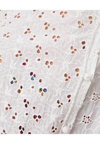ANJUNA - Koronkowa koszula Lidia. Kolor: biały. Materiał: koronka. Długość: długie. Wzór: haft, ażurowy, jednolity, kwiaty #3