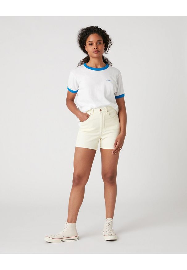 Wrangler - DAMSKIE SZORTY WRANGLER MOM SHORT YELLOWSTONE W22D-MH-29S 112127798