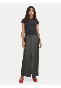 JJXX Spódnica z imitacji skóry Maddy 12262132 Czarny Regular Fit. Kolor: czarny. Materiał: skóra #3