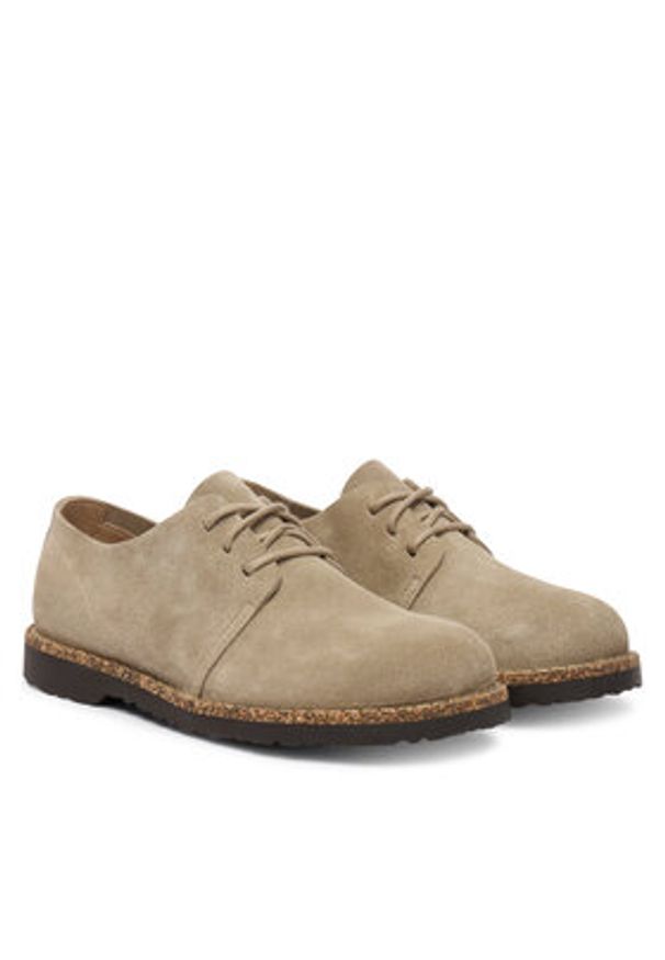 Birkenstock Półbuty Uppsala Low 1029721 Beżowy. Kolor: beżowy. Materiał: skóra, zamsz