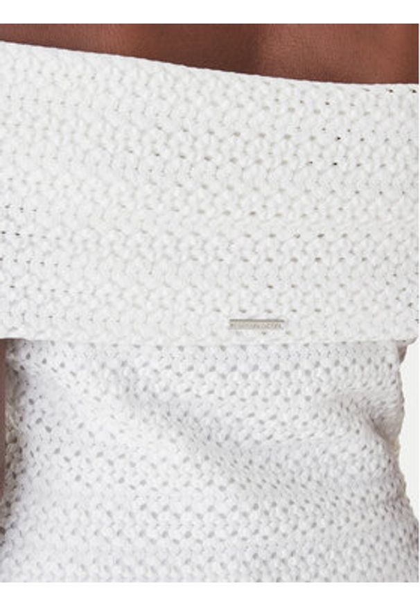 MICHAEL Michael Kors Bluzka MS651ZVKS1 Biały Regular Fit. Kolor: biały. Materiał: syntetyk