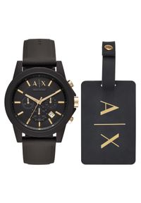 Armani Exchange Zegarek Outerbanks AX7105 Czarny. Kolor: czarny