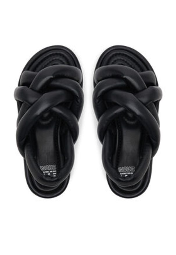 Bronx Klapki Har-Perr 85049-D Czarny. Kolor: czarny. Materiał: skóra