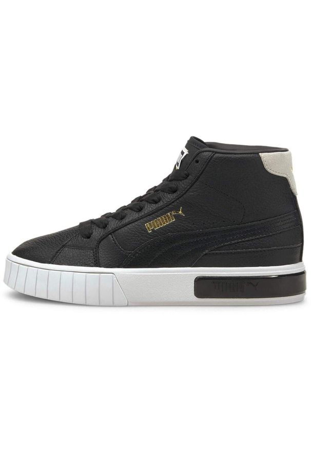 Buty Puma Cali Star Mid, Kobiety. Kolor: czarny. Materiał: skóra, materiał. Sport: turystyka piesza