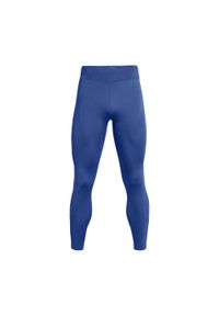 Legginsy Under Armour Qualifier Elite. Kolor: niebieski. Materiał: tkanina. Sport: bieganie #1