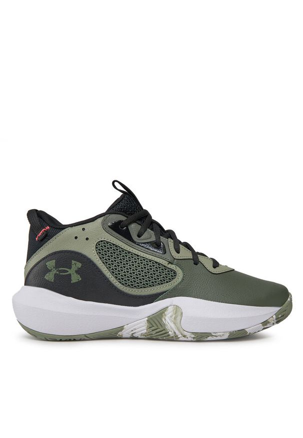 Buty do koszykówki Under Armour. Kolor: brązowy, szary. Sport: koszykówka