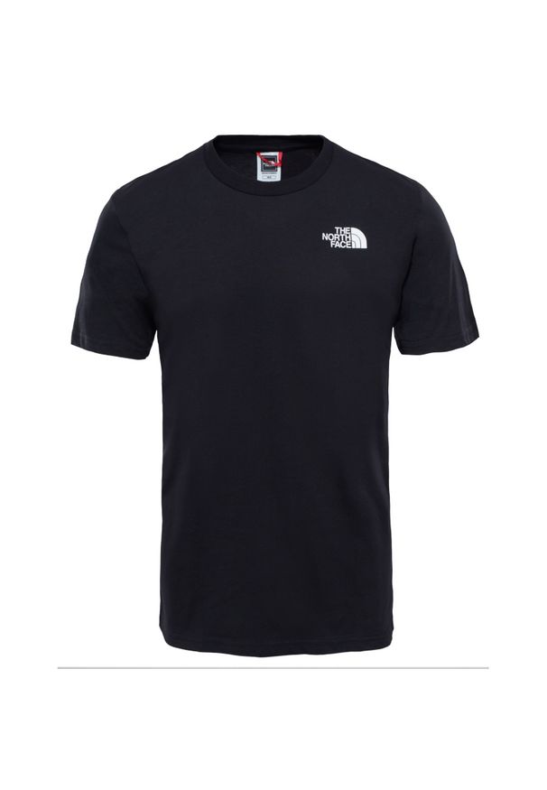 Koszulka The North Face Simple Dome 0A2TX5JK31 - czarna. Kolor: czarny. Materiał: bawełna. Długość rękawa: krótki rękaw. Długość: krótkie. Wzór: nadruk