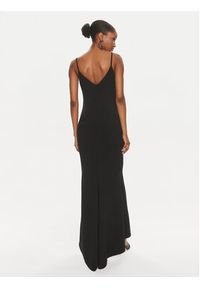 Rinascimento Sukienka wieczorowa CFC0117706003 Czarny Slim Fit. Kolor: czarny. Materiał: syntetyk. Styl: wizytowy