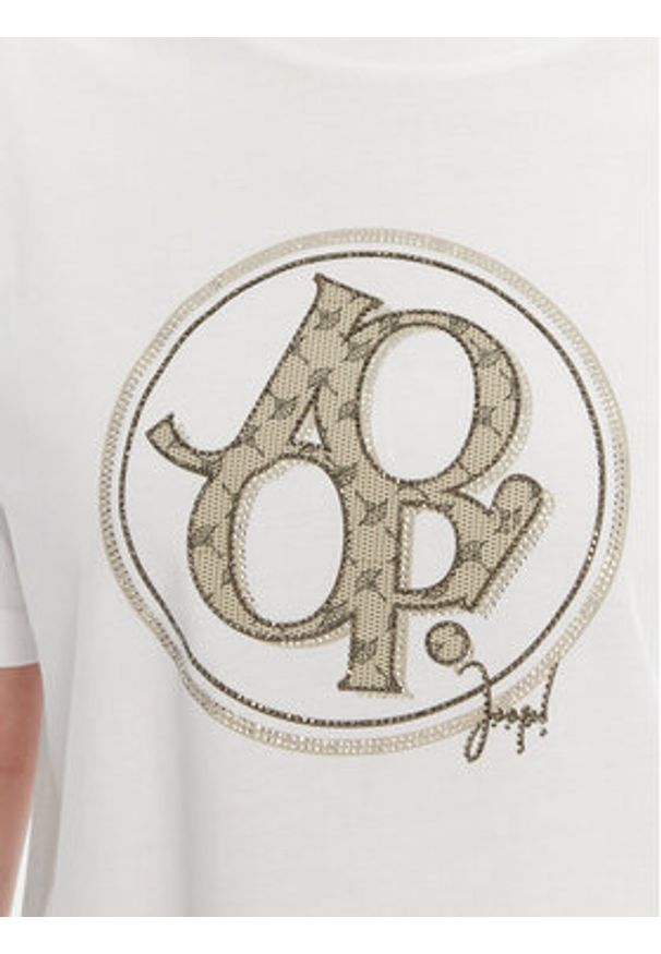 JOOP! T-Shirt 58 252JE58Tashi 30046236 Biały Regular Fit. Kolor: biały. Materiał: bawełna