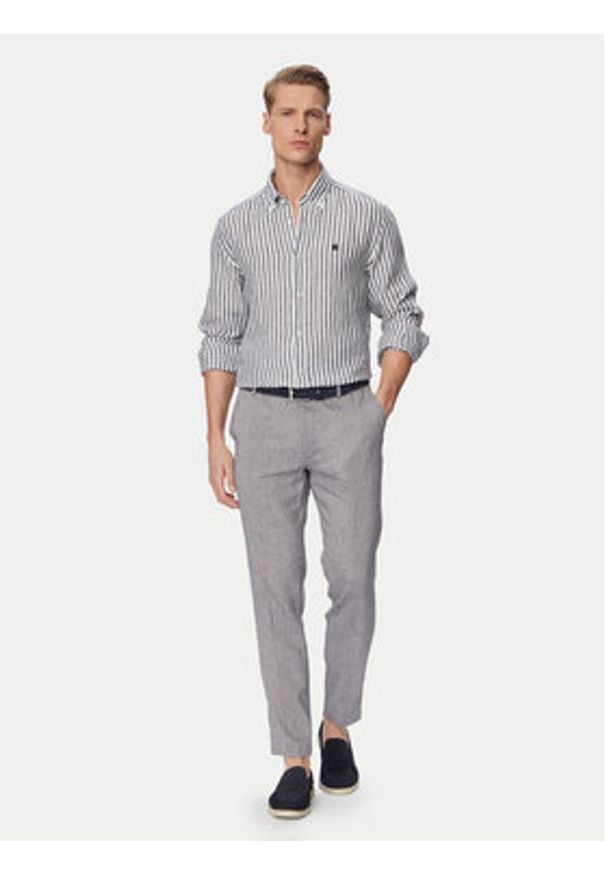 BOSS Spodnie materiałowe H-Kane1-RDS 50557859 Niebieski Modern Fit. Kolor: niebieski. Materiał: syntetyk