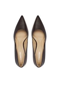 Calvin Klein Szpilki Ess Stiletto 70 HW0HW02607 Bordowy. Kolor: czerwony. Materiał: skóra. Obcas: na szpilce #4