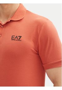 EA7 Emporio Armani Polo 8NPF14 PJVQZ U3010 Pomarańczowy Regular Fit. Typ kołnierza: polo. Kolor: pomarańczowy. Materiał: bawełna