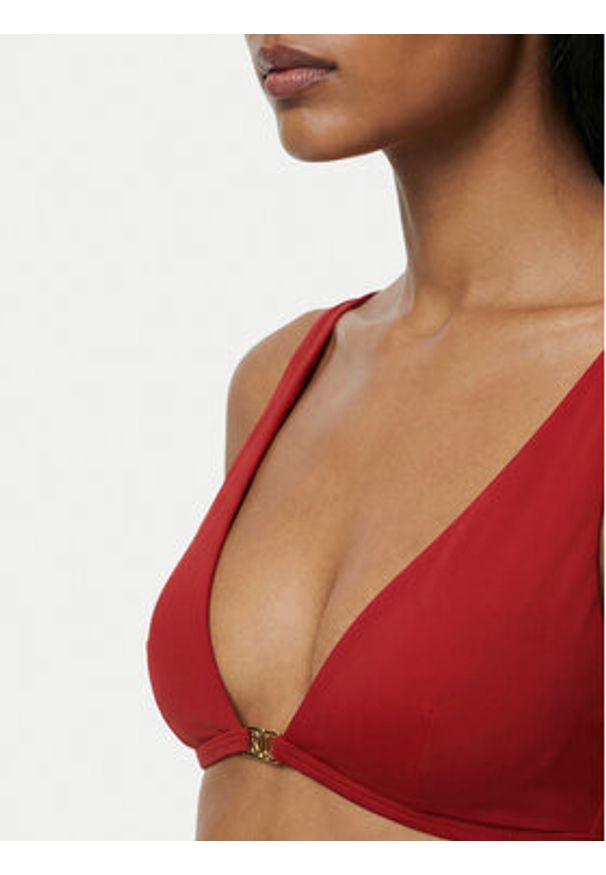 Lauren Ralph Lauren - LAUREN RALPH LAUREN Góra od bikini 20601046 Czerwony. Kolor: czerwony. Materiał: syntetyk