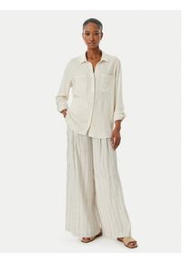 only - ONLY Koszula Asmin 15349102 Beżowy Regular Fit. Kolor: beżowy. Materiał: wiskoza #2