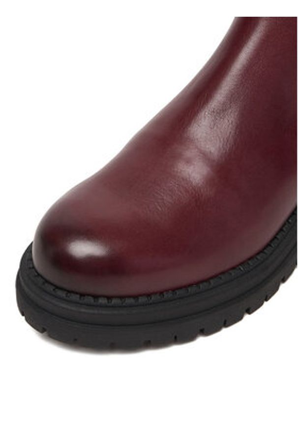 MEXX Sztyblety CEO-MX/027C-RST Bordowy. Kolor: czerwony. Materiał: skóra