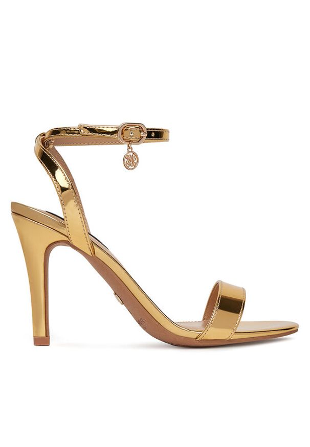 Nine West Sandały S2S15503 Złoty. Kolor: złoty. Materiał: materiał, syntetyk