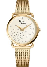 Zegarek Pierre Ricaud Zegarek damski Pierre Ricaud P21066.1141Q CYRKONIE złoty. Kolor: złoty #1