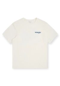 Wrangler - MESKA KOSZULKA WRANGLER GRAPHIC TEE WORN WHITE 112362835 #4