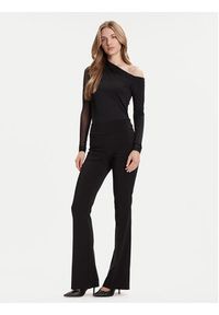 Rinascimento Spodnie materiałowe CFC0125318003 Czarny Flare Fit. Kolor: czarny. Materiał: syntetyk #3