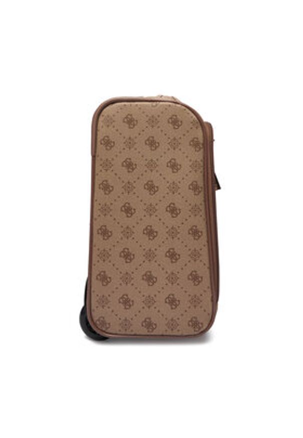 Guess Walizka kabinowa TWGP98 90971 Beżowy. Kolor: beżowy. Materiał: skóra
