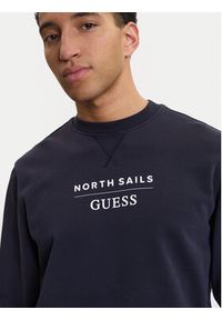 Guess Bluza M6GQ26 K3490 Granatowy Regular Fit. Kolor: niebieski. Materiał: bawełna #5