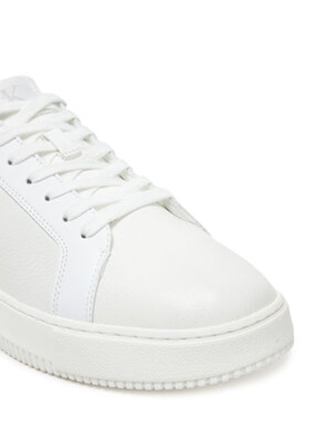 Calvin Klein Jeans Sneakersy Chunky Cupsole Lth Mg Tc YM0YM01198 Biały. Kolor: biały. Materiał: skóra