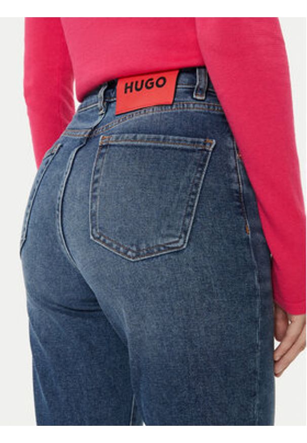 Hugo Jeansy 50519543 Niebieski Slim Fit. Kolor: niebieski