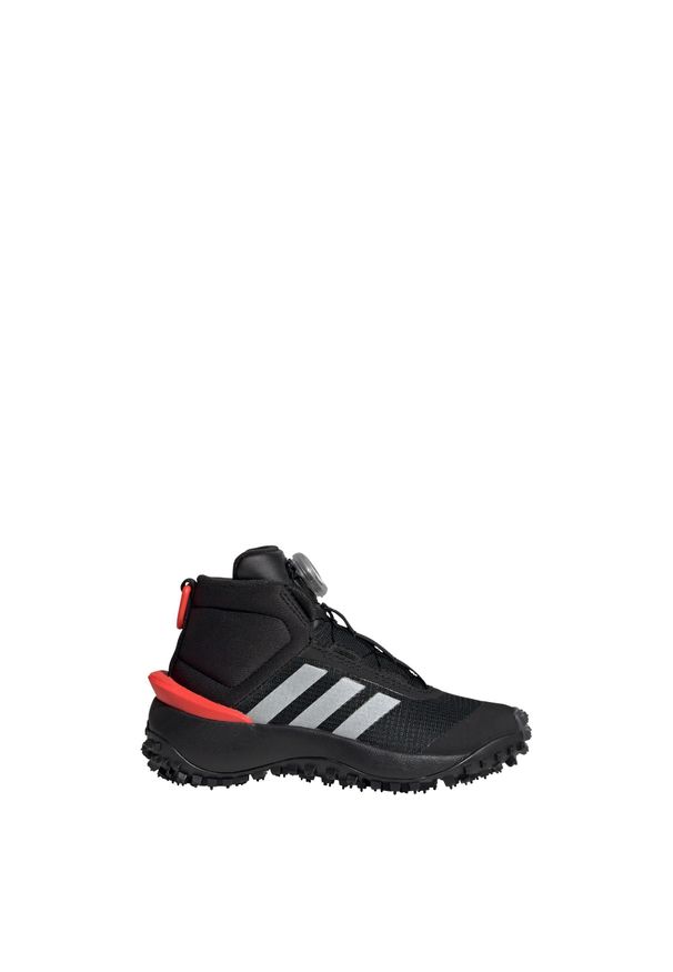 Adidas - Buty Fortatrail Kids. Kolor: wielokolorowy, czarny, czerwony, szary. Materiał: materiał