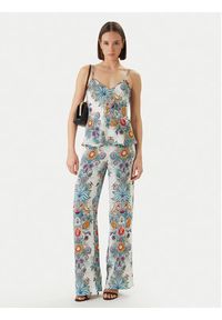 Just Cavalli Bluzka 80PAM201 NS837 Błękitny Relaxed Fit. Kolor: niebieski. Materiał: wiskoza #2