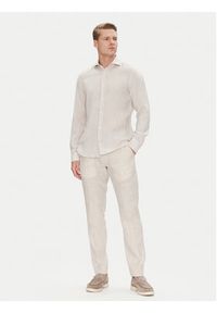 JOOP! Koszula 17 JSH-146Pai-W 30046075 Écru Slim Fit. Materiał: len #3