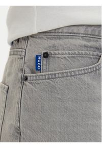 Hugo - HUGO Szorty jeansowe Skate 50561704 Szary Straight Fit. Kolor: szary. Materiał: bawełna #2
