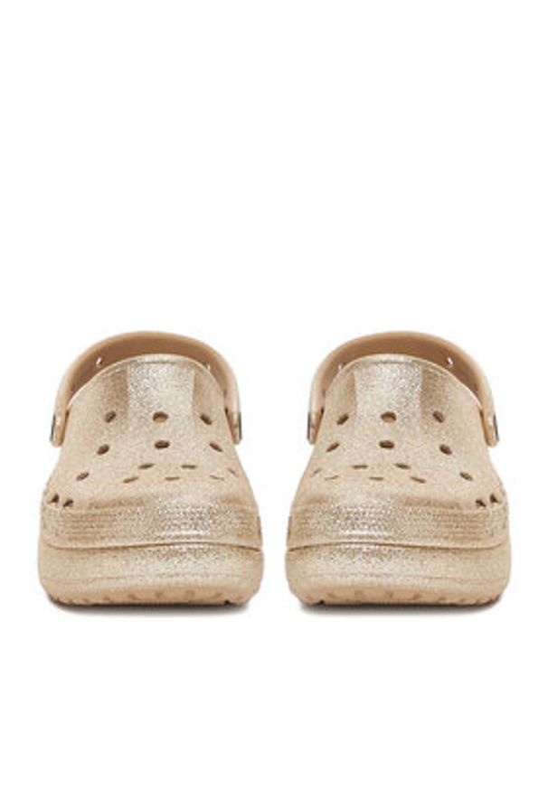 Crocs Klapki BAYA PLATFORM CLOG 208459-212 Złoty. Kolor: złoty. Obcas: na platformie