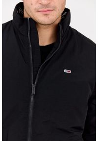 Tommy Jeans - TOMMY JEANS Czarna męska kurtka przejściowa z drobnym logo, Rozmiar L. Kolor: czarny. Materiał: poliamid. Wzór: bez wzorów #4