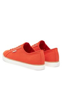 Calvin Klein Jeans Tenisówki Ess Vulc Low Mg Cv YM0YM01301 Pomarańczowy. Kolor: pomarańczowy. Materiał: materiał
