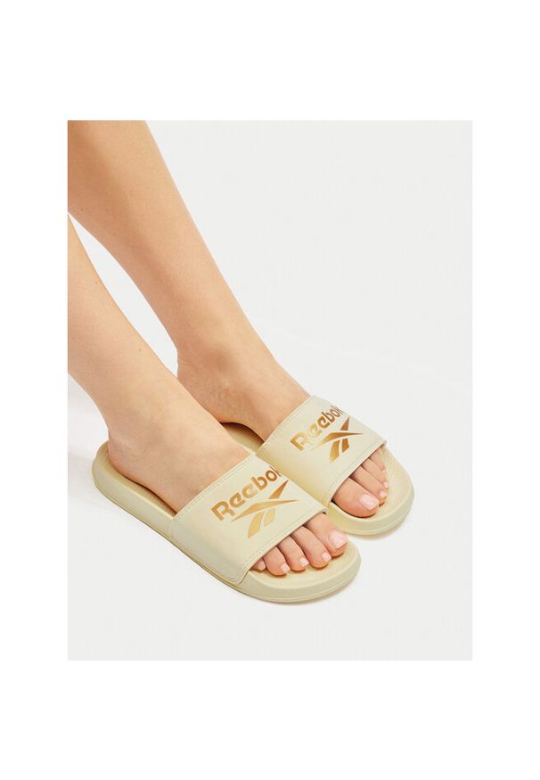 Klapki Reebok. Kolor: żółty