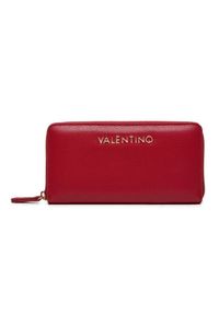 Valentino by Mario Valentino - VALENTINO Duży czerwony portfel Divina Zip Around Wallet. Kolor: czerwony #2