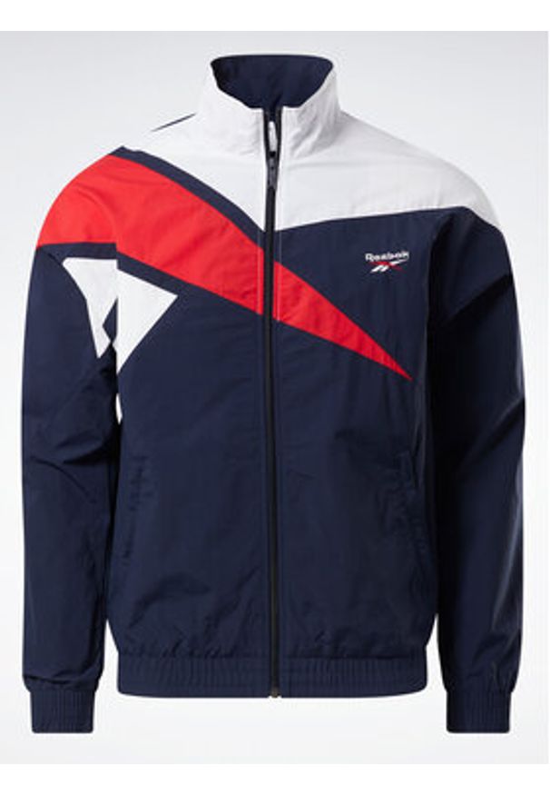 Reebok Bluza Classics Vector Track Top H54456 Niebieski Regular Fit. Kolor: niebieski. Materiał: syntetyk
