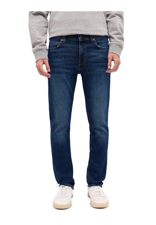 Męskie Spodnie Jeansowe Mustang Style Vegas Slim Denim Blue 1016310 5000 883