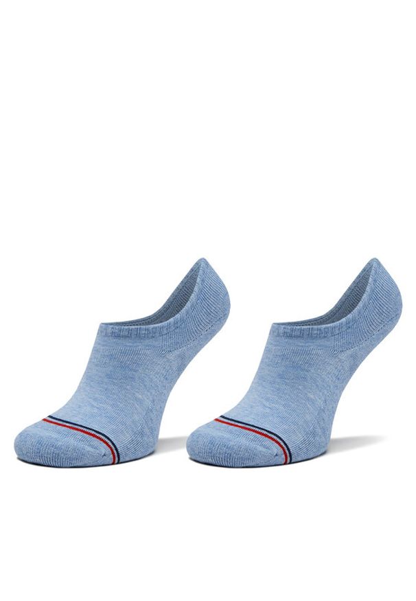 TOMMY HILFIGER - Tommy Hilfiger Zestaw 2 par stopek unisex 701228179 Niebieski. Kolor: niebieski. Materiał: syntetyk