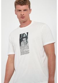 Armani Exchange - T-shirt męski z nadrukiem ARMANI EXCHANGE. Wzór: nadruk #5