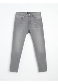 Sinsay - Jeansy slim fit - szary. Kolor: szary