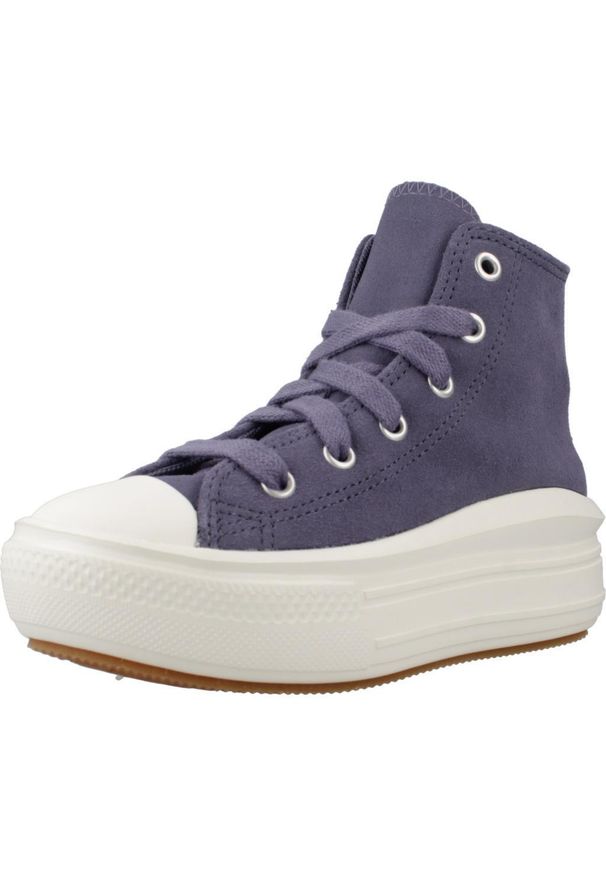 Converse - Kapcie CONVERSE MOVE HI Fioletowy. Okazja: na co dzień. Kolor: fioletowy. Materiał: tkanina
