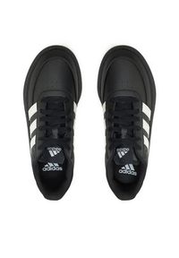 Adidas - adidas Sneakersy Breaknet 2.0 JI4859 Czarny. Kolor: czarny. Materiał: skóra
