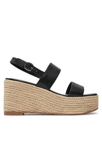 Aldo Espadryle Keoni 13773235 Czarny. Kolor: czarny. Materiał: skóra