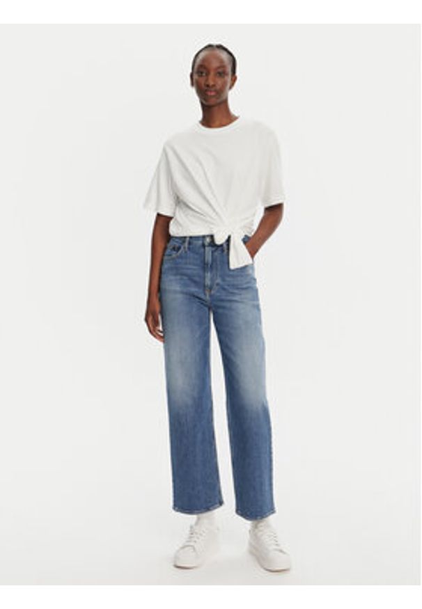 Tommy Jeans Jeansy Layla DW0DW20644 Niebieski Straight Fit. Kolor: niebieski