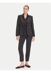 Weekend Max Mara Spodnie materiałowe Canon 2525136171 Czarny Slim Fit. Kolor: czarny. Materiał: wełna #4