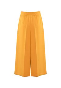 CATERINA - Pomarańczowe spodnie Wide leg. Stan: podwyższony. Kolor: pomarańczowy #2
