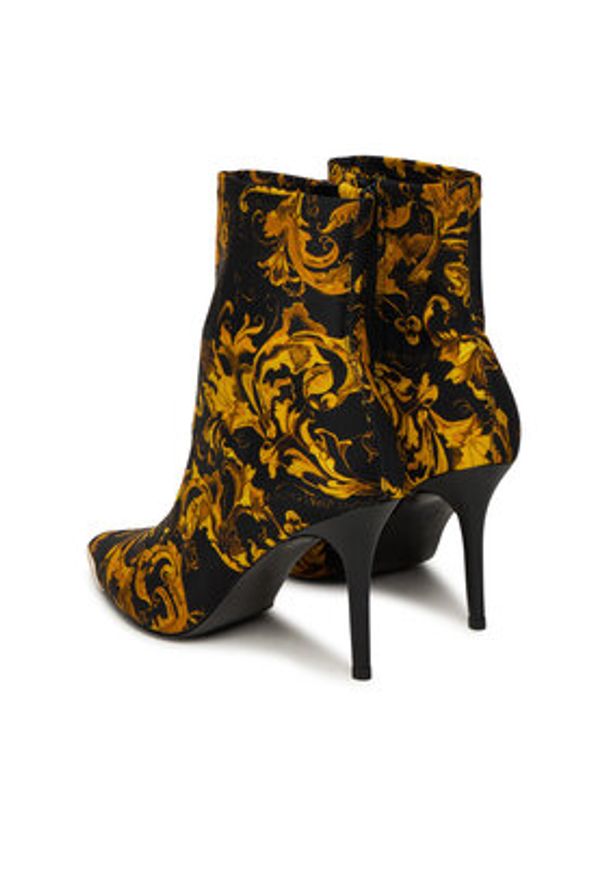 Versace Jeans Couture Botki 79VA3S51 Czarny. Kolor: czarny. Materiał: materiał