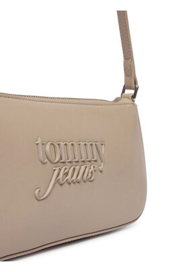 Tommy Jeans Torebka Tjw Must Shoulder Bag AW0AW18449 Beżowy. Kolor: beżowy